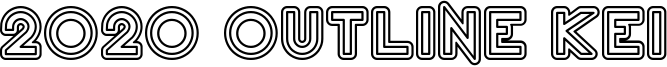 2020 Outline Kei Font