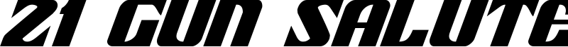 21gunsalutecondital.ttf