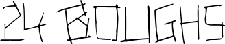 24 Boughs Font