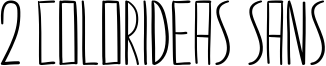 2 Colorideas Sans Font