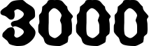 3000 Font