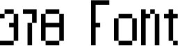 378 Font Font