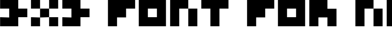 3x3 Font for Nerds Font