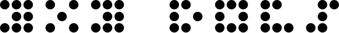 3x3dotsb.ttf