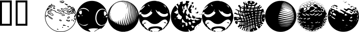 52 Sphereoids Font