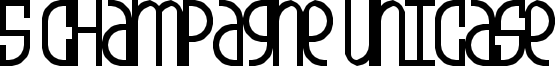 5 Champagne Unicase Font