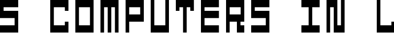 5 Computers In Love Font