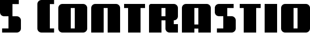 5 Contrastio Font