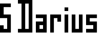 5 Darius  Font