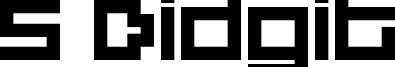5 Didgit Font