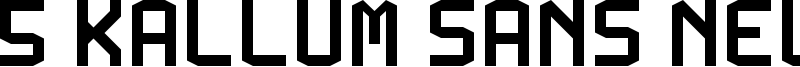 5 Kallum Sans Neue Font