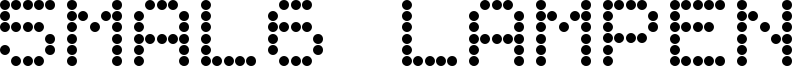 5mal6 Lampen Font