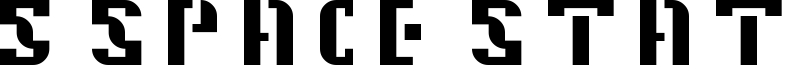 5 Space Station Font