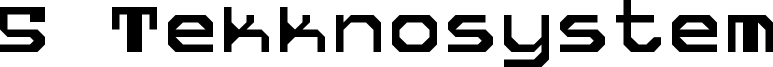 5 Tekknosystem Font