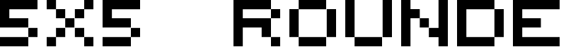 5x5 Rounded Font