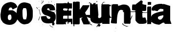 60 Sekuntia Font