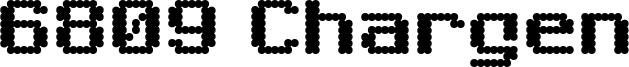 6809 Chargen Font