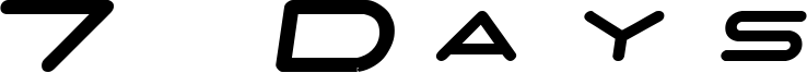 7daysfatoblique.ttf