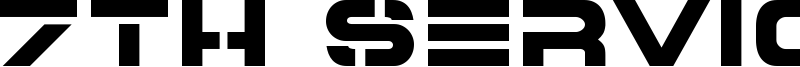 7th Service Font