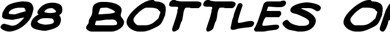 98bottlesboldital.ttf