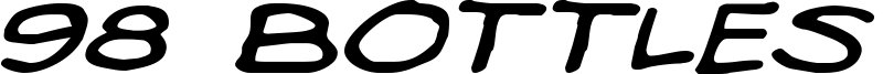 98bottlesexpandital.ttf