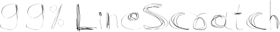 99% LineScratch Font