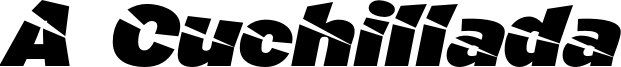 A-cuchillada-font-ffp.otf