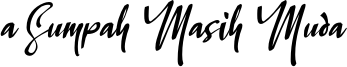 aSumpahMasihMuda.otf