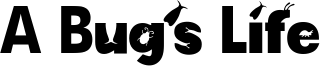 A Bug's Life Font