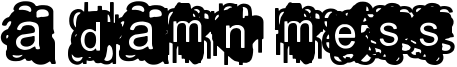 A Damn Mess Font