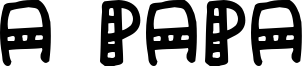 A Papa Font