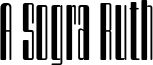A Sogra Ruth Font
