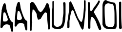 Aamunkoi Font