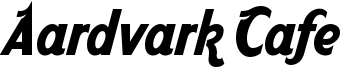 Aardvark Cafe Font