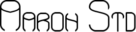 Aaron Std Font