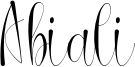 Abiali Font
