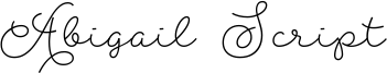 Abigail Script Font
