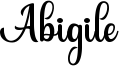 Abigile Font