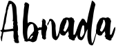 Abnada Font