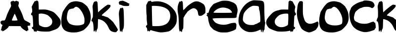 Aboki Dreadlock Jam Suya Font
