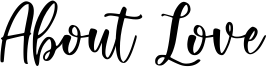 About Love Font