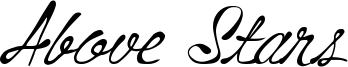 Above Stars Font