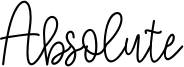 Absolute Font