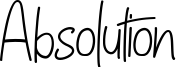 Absolution Font