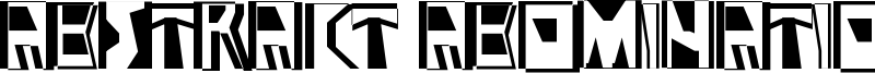 Abstract Abomination Font