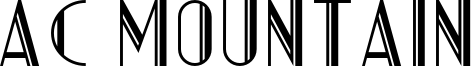 AC Mountain Font
