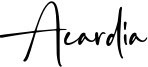 Acardia Font