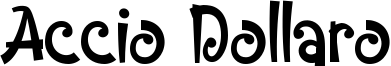 Accio Dollaro Font