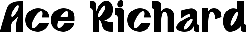Ace Richard Font