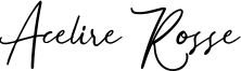 Acelire Rosse Font
